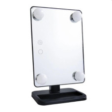 Зеркало с LED подсветкой прямоугольное HH083 360°